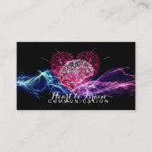 ハートBrain Empower Coaching Business Card 名刺 (正面)