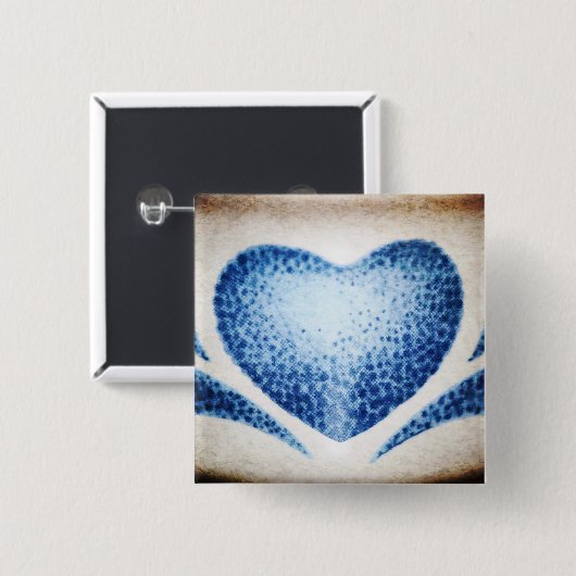 ハートbyシャーリー・テイラー 缶バッジ (正面&裏面)