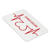 ハートEKGの名前をカスタムする及び職業磁石 マグネット (右側)