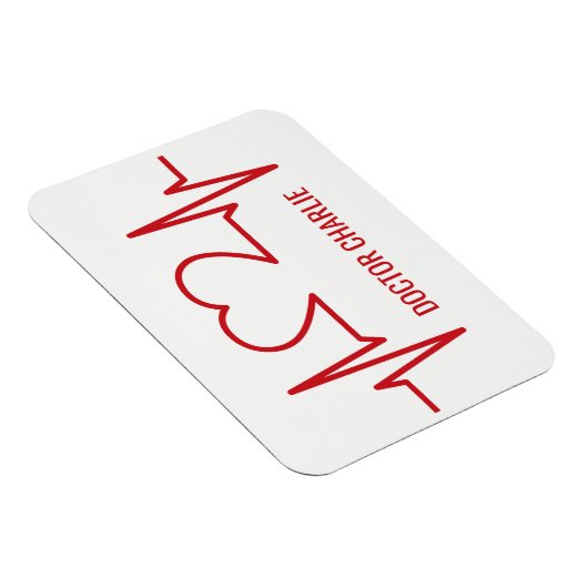 ハートEKGの名前をカスタムする及び職業磁石 マグネット (右側)