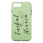 ハートEuskal Herria携帯電話ケース、バスク Case-Mate iPhoneケース (裏面)
