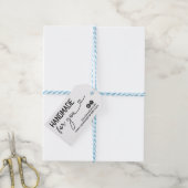 ハートHandmade For Youロゴウェブサイトソーシャルメディア ギフトタグ (より糸つき)