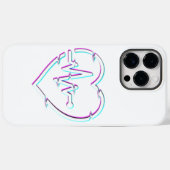 ハートiPhone/iPadケースの確認 Case-Mate iPhoneケース (裏面 (横))