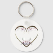 ハートnフラワーカスタムズ キーホルダー (正面)