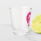 ハートNAH IMグッドアンチバレンタインデー独身のアウェア ショットグラス (左)