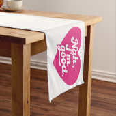 ハートNAH IMグッドアンチバレンタインデー独身のアウェア ショートテーブルランナー (インサイチュ)