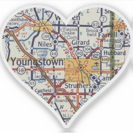 ハートOH シール (正面)