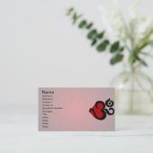 ハートOmの名刺 名刺 (スタンド正面)