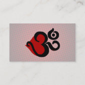 ハートOmの名刺 名刺 (裏面)