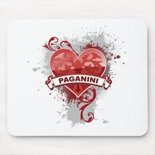 ハートPaganini マウスパッド (正面)