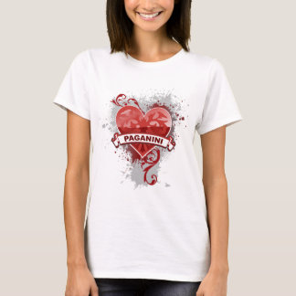 ハートPaganini Tシャツ