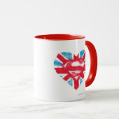 ハートSシールド マグカップ (正面右)