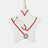 ハートstethoscope.jpg セラミックオーナメント (右)