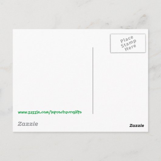 ハートTシャツとギフトと幸せな誕生日 ポストカード (裏面)