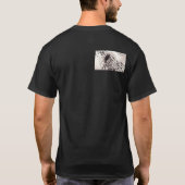 ハートTシャツの柔らかい傷口 Tシャツ (裏面)