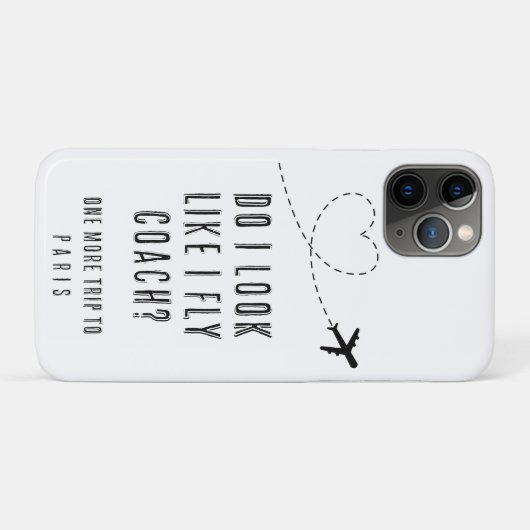ハートW Do I Fly Economy Incitic BFF Case-Mate iPhoneケース (裏面(横))