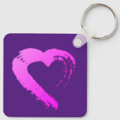 ハートXOXOメタルキーチェーン キーホルダー (裏面)