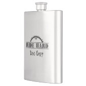 ハードに乗ってイージーに生きろ サイクリング フラスク (左)