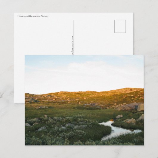 ハードアンゲルヴィダノルウェー ポストカード (正面/裏面)