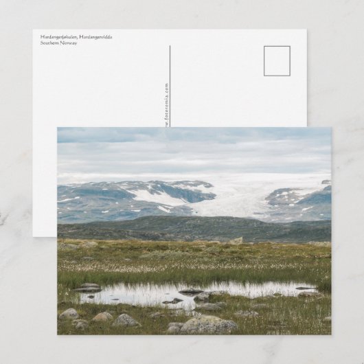 ハードアンゲルヴィダノルウェー ポストカード (正面/裏面)