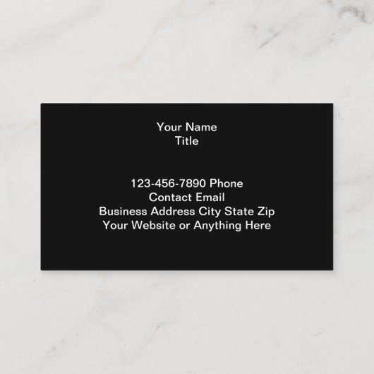 ハードウェアおよび建築の名刺 名刺 (裏面)
