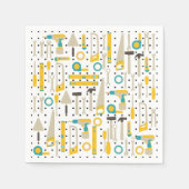 ハードウェアと建築ツール紙ナプキン スタンダードカクテルナプキン (正面)