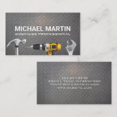 ハードウェアのハンドツール |スチールパターン（の模様が）ある 名刺 (正面/裏面)