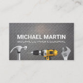ハードウェアのハンドツール |スチールパターン(の模様が)ある 名刺 (正面)