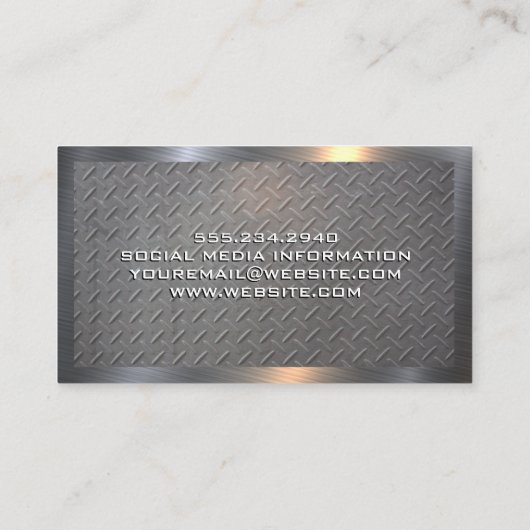 ハードウェアのハンドツール | スチールメパターン（の模様が）あるタル 名刺 (裏面)