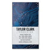 ハードウェアエレクトロニクス マグネット名刺 (正面縦)