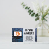 ハードウェアエレクトロニクス |レンチとスクリュードライバ 名刺 (スタンド正面)