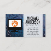 ハードウェアエレクトロニクス |レンチとスクリュードライバ 名刺 (正面)