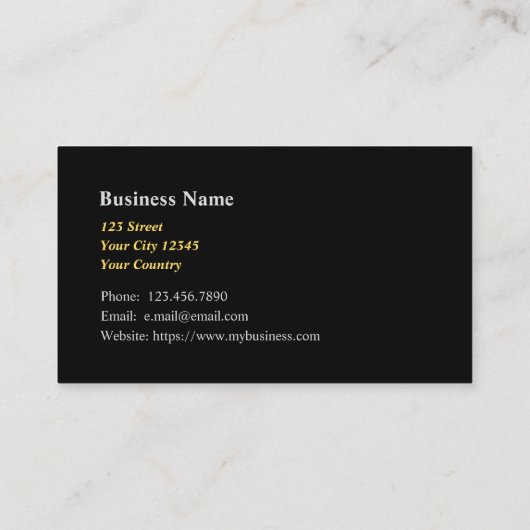 ハードウェアエンジニアITスペシャリスト 名刺 (裏面)