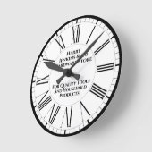 ハードウェアショップのプロモーション ラウンド壁時計 (傾斜)