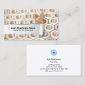 ハードウェアストアナットBoltsクローズアップビジネスカード 名刺 (正面/裏面)