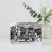 ハードウェアストア配信トラック， 1924.ヴィンテージ写真 ポストカード (スタンド正面)