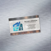 ハードウェアツールの修復 | 木質金属マテリアル マグネット名刺 (インサイチュ)