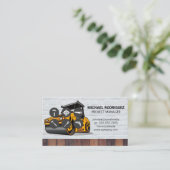 ハードウェアツールアイコン |蒸気ローラー 名刺 (スタンド正面)