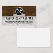 ハードウェアツール | のこぎり | 建物材料 名刺 (正面/裏面)