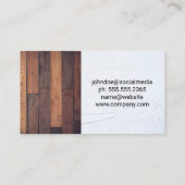 ハードウェアツール |ウッドホームロゴ 名刺 (裏面)