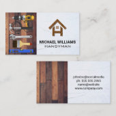 ハードウェアツール |ウッドホームロゴ 名刺 (正面/裏面)