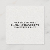 ハードウェアツール スクエア名刺 (裏面)