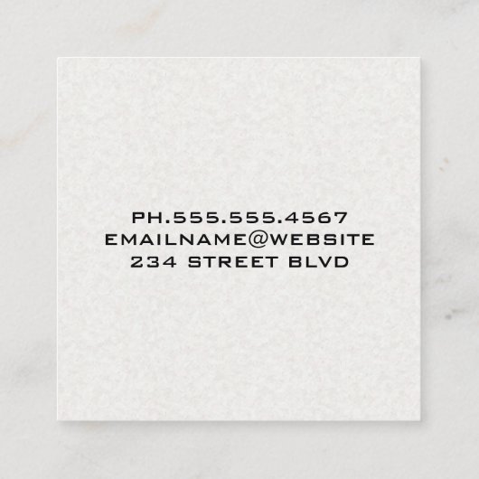 ハードウェアツール スクエア名刺 (裏面)