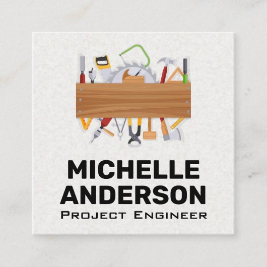 ハードウェアツール スクエア名刺 (正面)