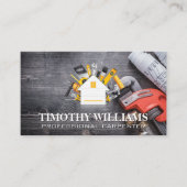 ハードウェアツール | ホームアイコン | 青いプリント 名刺 (正面)