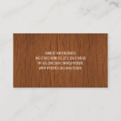 ハードウェアツール |ホームウッドグレイン 名刺 (裏面)