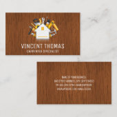 ハードウェアツール |ホームウッドグレイン 名刺 (正面/裏面)