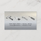 ハードウェアツール |メタリックテクスチャ 名刺 (裏面)