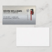 ハードウェアツール |メタリックバックグランド名刺 名刺 (正面/裏面)