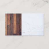 ハードウェアツール | 便利屋 | 木材と絵を描壁 名刺 (裏面)